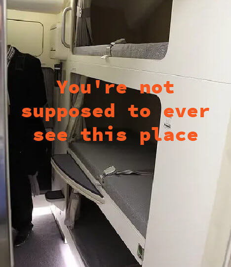 O compartimento secreto que os passageiros não conhecem