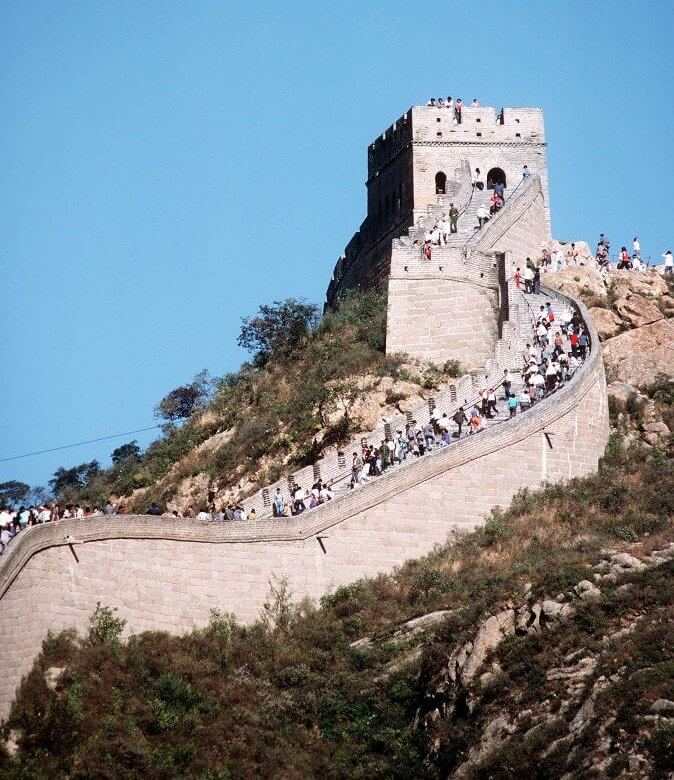 Pedaços da Grande Muralha da China